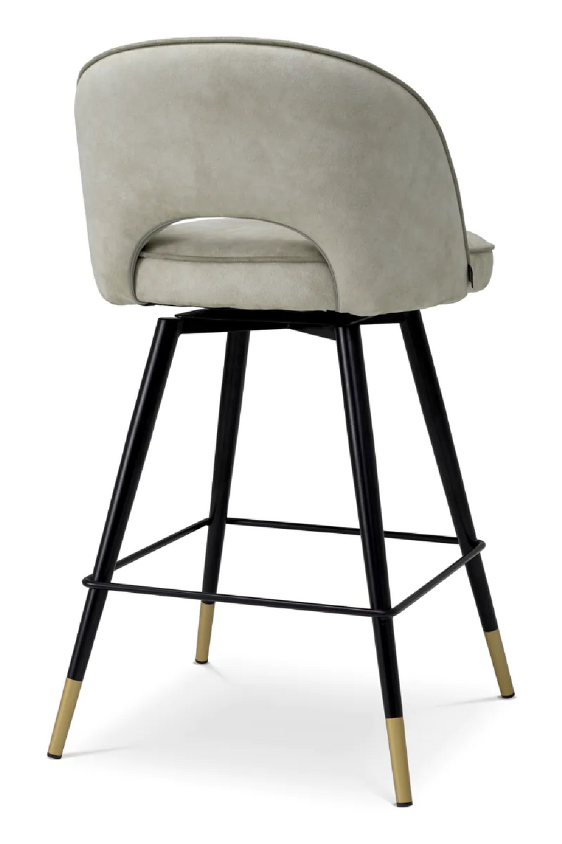 Cut-Out Silver Counter Stools (2) | Eichholtz Cliff | Eichholtzmiami.com