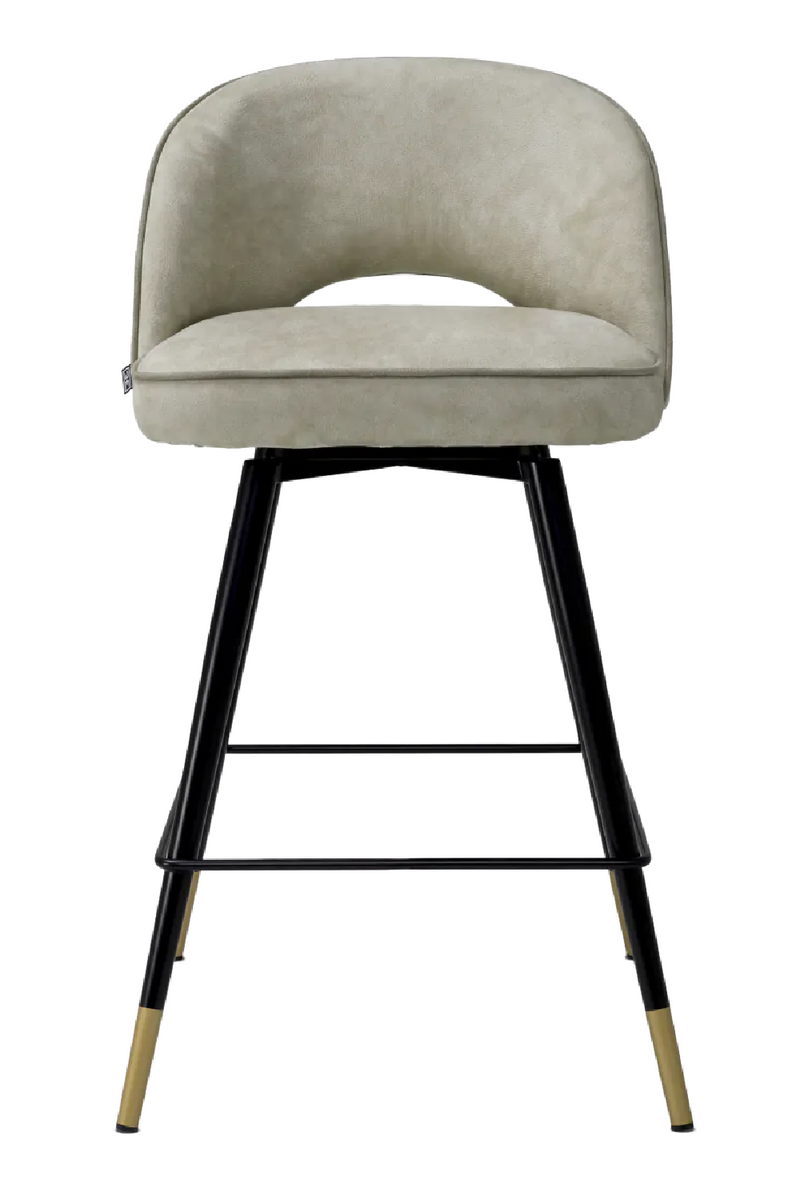 Cut-Out Silver Counter Stools (2) | Eichholtz Cliff | Eichholtzmiami.com