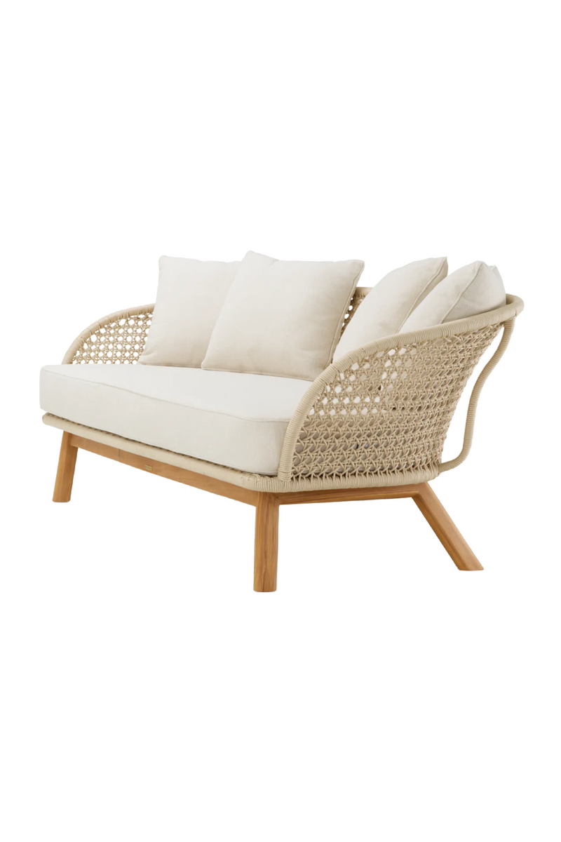 Cream Rope Outdoor Sofa | Eichholtz Trinity | Eichholtzmiami.com