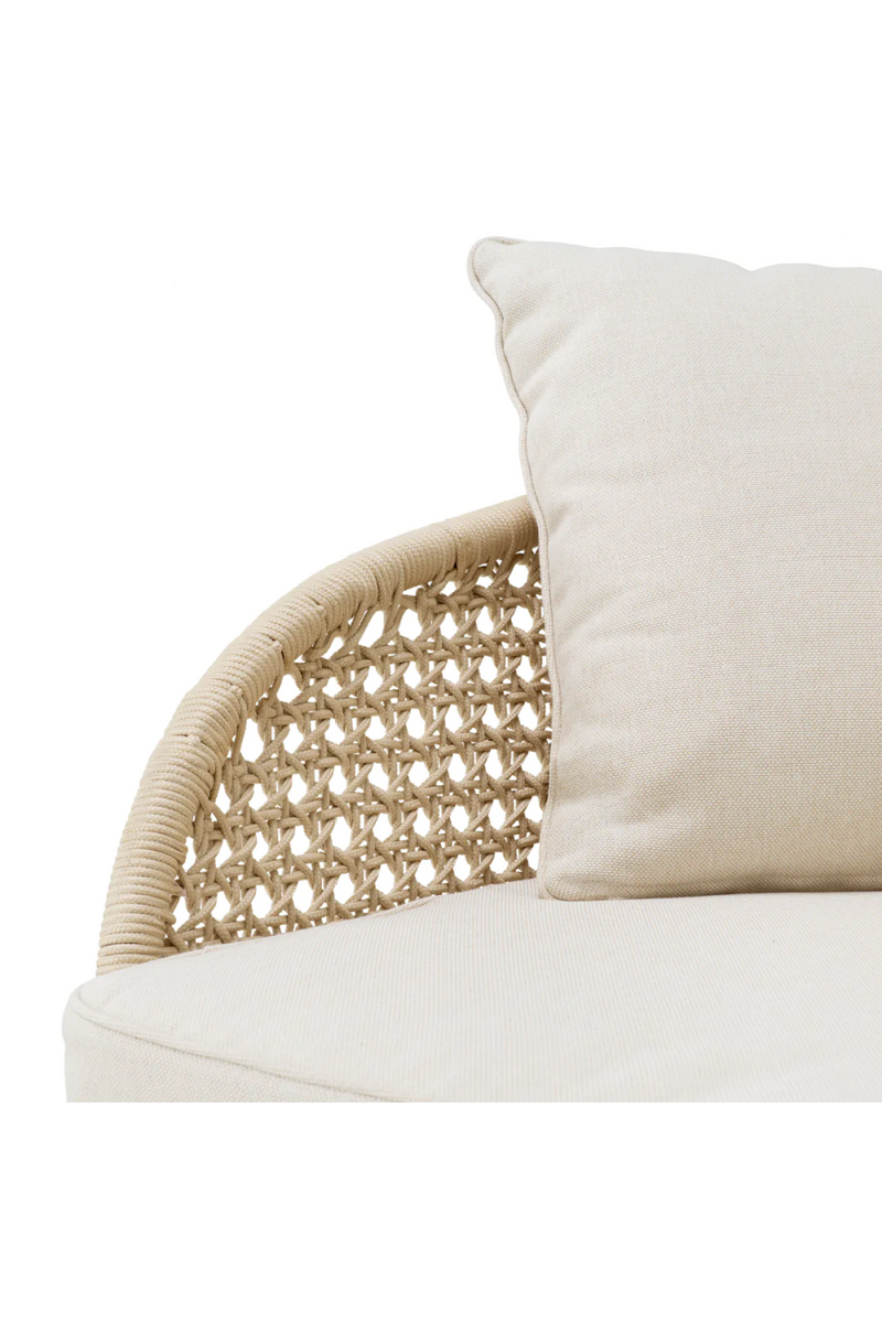 Cream Rope Outdoor Sofa | Eichholtz Trinity | Eichholtzmiami.com