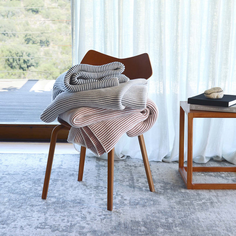 Cotton Yarn Throw Blanket | Amalia Home Anamar | Eichholtzmiami.com