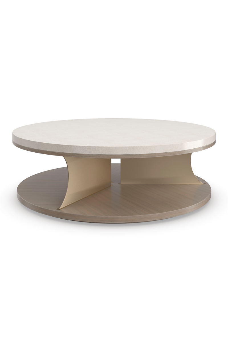 Round Swivel Cocktail Table | Caracole Braces | Oroatrade.com