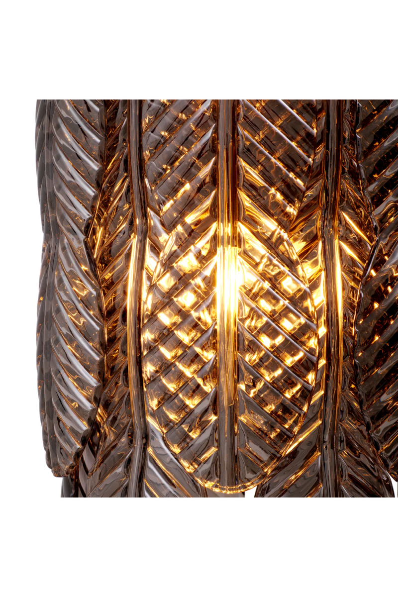 Smoke Glass Palm Chandelier | Met x Eichholtz Sahure | Eichholtzmiami.com