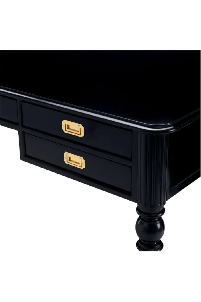 Black 5-Drawer Desk | Met x Eichholtz Wimbledon | Eichholtzmiami.com