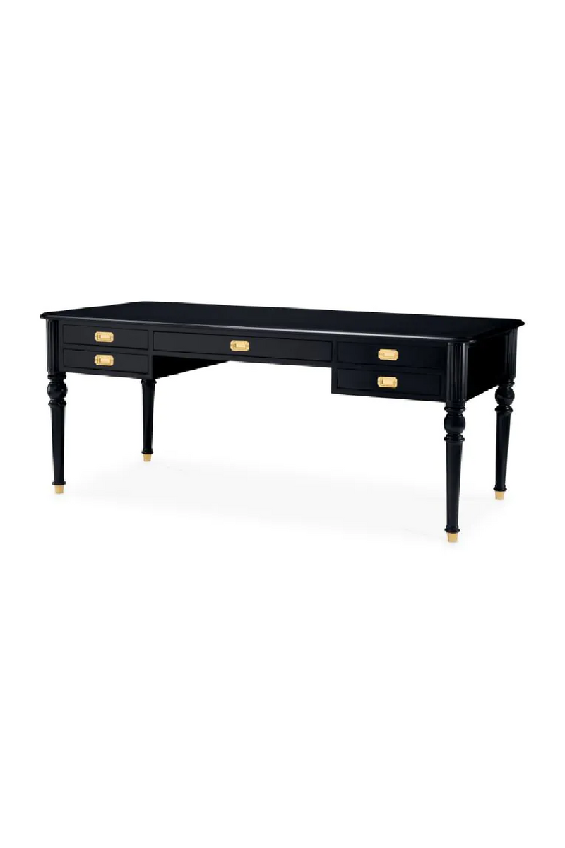 Black 5-Drawer Desk | Met x Eichholtz Wimbledon | Eichholtzmiami.com