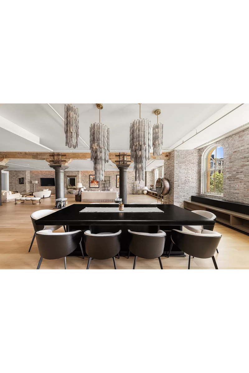 Smoke Glass Palm Chandelier | Met x Eichholtz Sahure | Eichholtzmiami.com