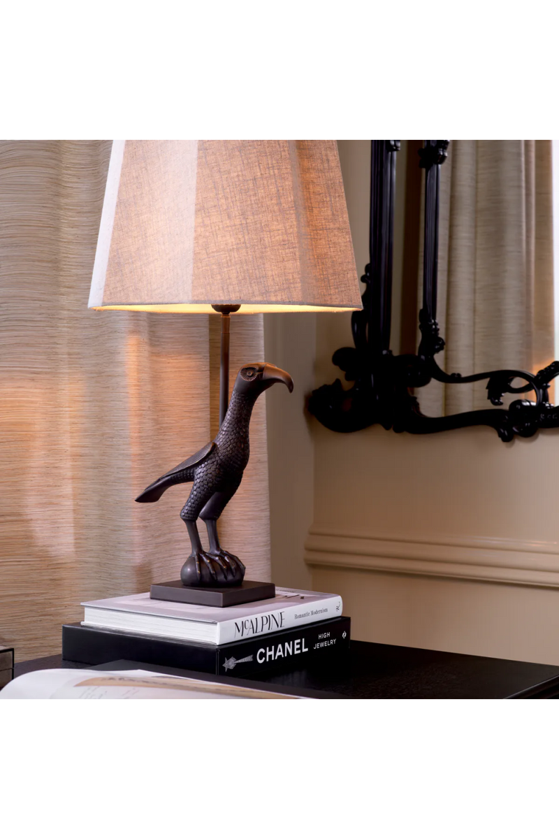 Cast Bronze Table Lamp | Met x Eichholtz Falcon