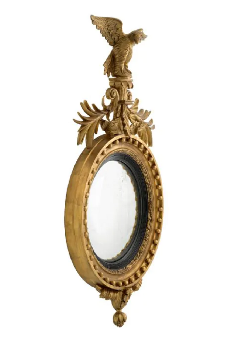 Antique Gold Convex Mirror | Met x Eichholtz Girandole | Eichholtzmiami.com