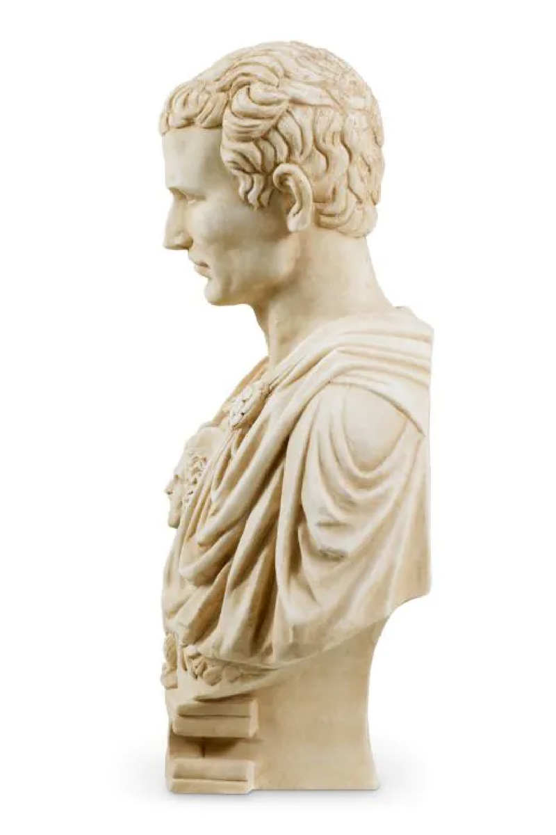 Ancient Rome Inspired Sculpture | Met x Eichholtz Bust of Julius Caesar | Eichholtzmiami.com