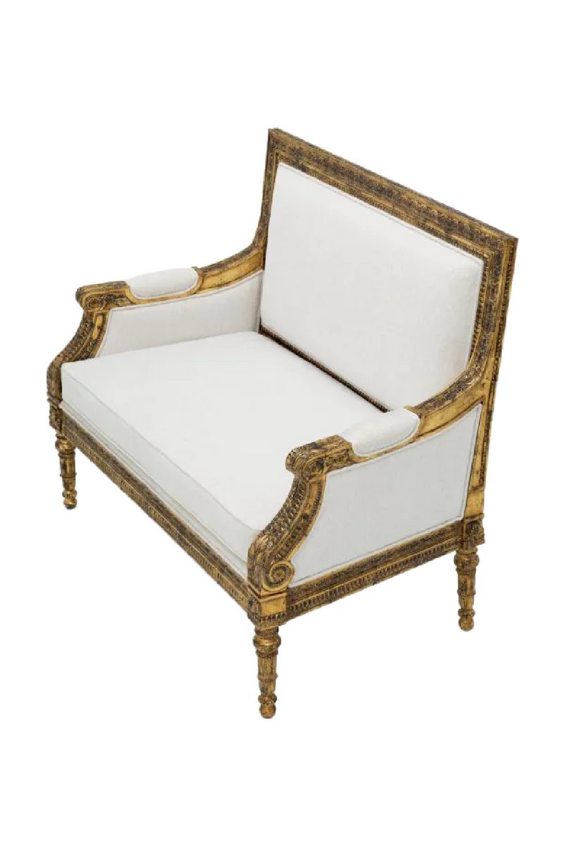 Antique Gold Accent Chair | Met x Eichholtz Georges Jacob | Eichholtzmiami.com