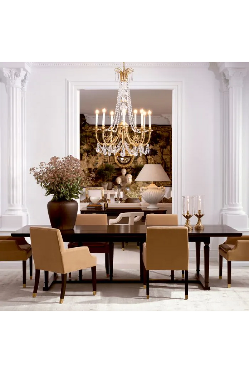 Black Carved Trim Dining Table | Met x Eichholtz Americana | Eichholtzmiami.com