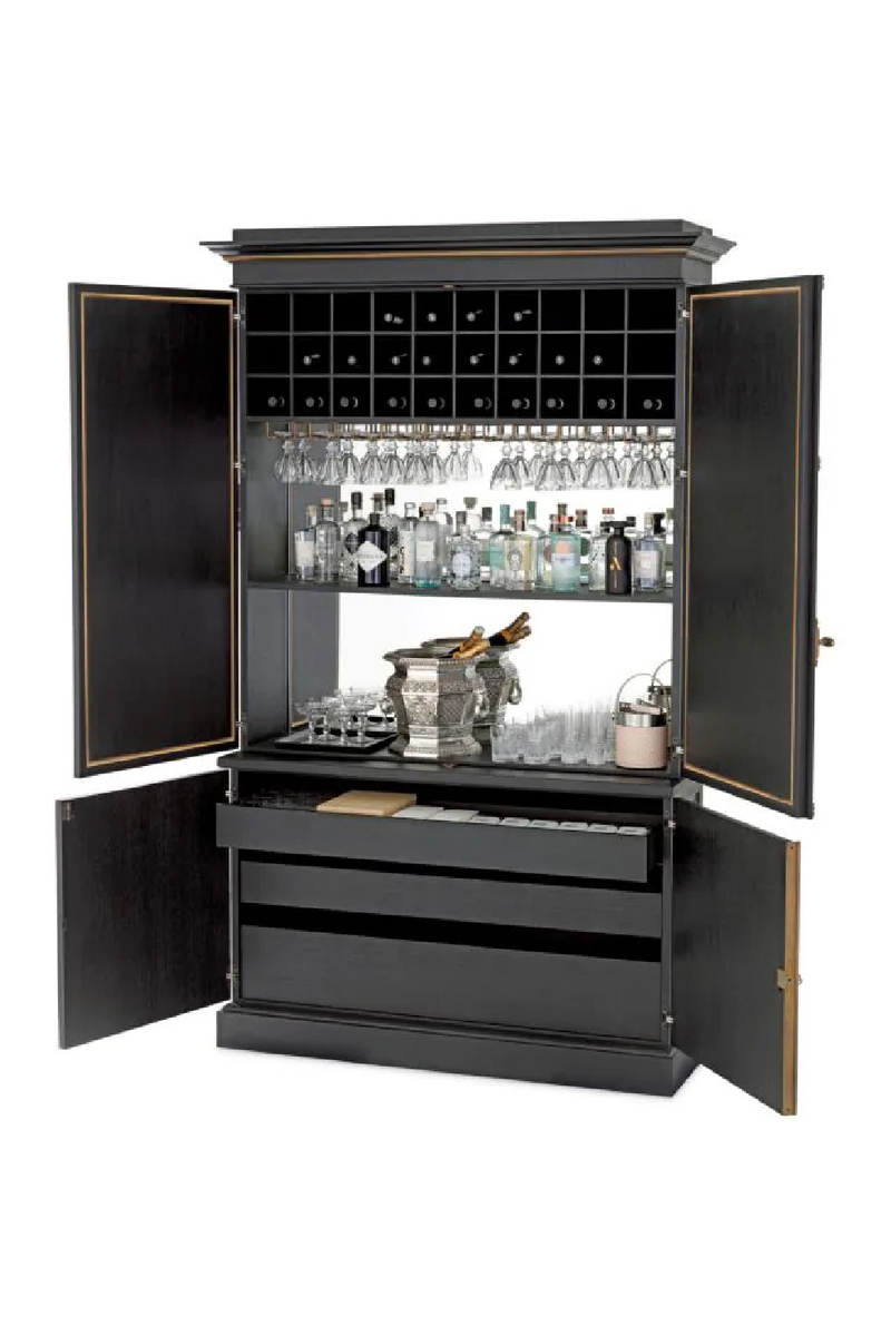 Antiqued Mirror Bar Cabinet | Met x Eichholtz Kellam | Eichholtzmiami.com