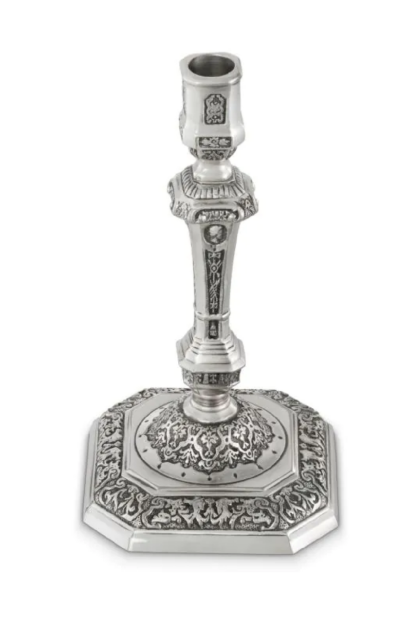 Antique Silver Candle Holder | Met x Eichholtz Berain | Eichholtzmiami.com