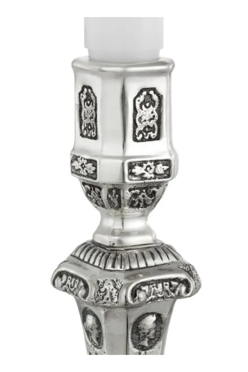 Antique Silver Candle Holder | Met x Eichholtz Berain | Eichholtzmiami.com