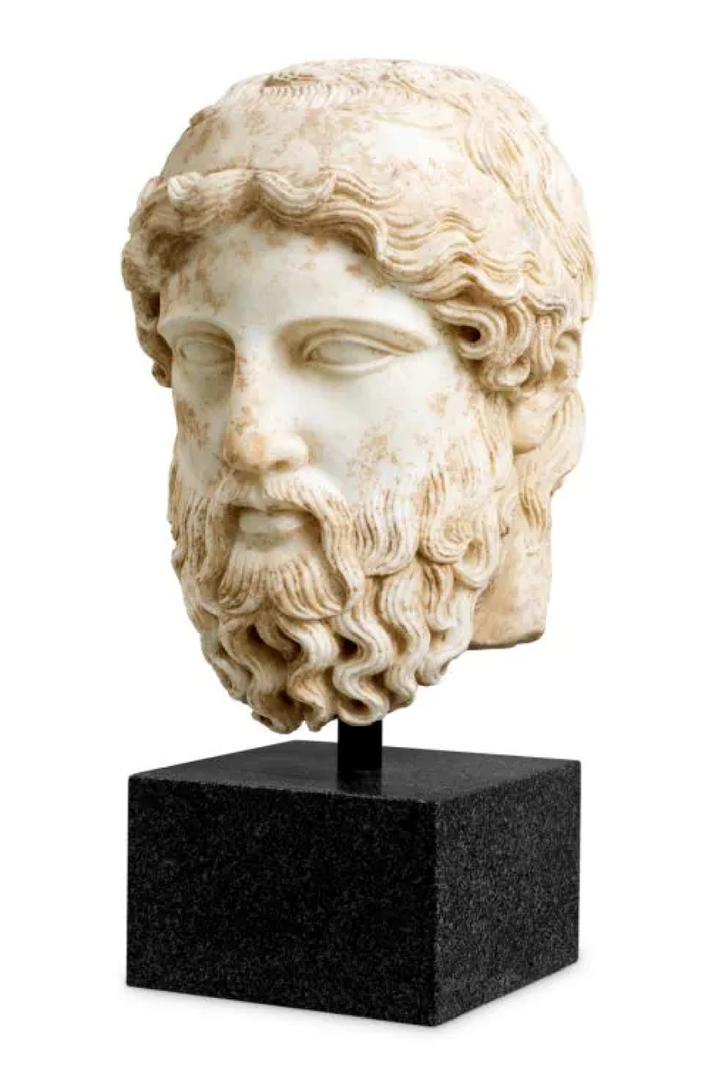 Marble Head Sculpture | Met x Eichholtz Bust Hermes | Eichholtzmiami.com