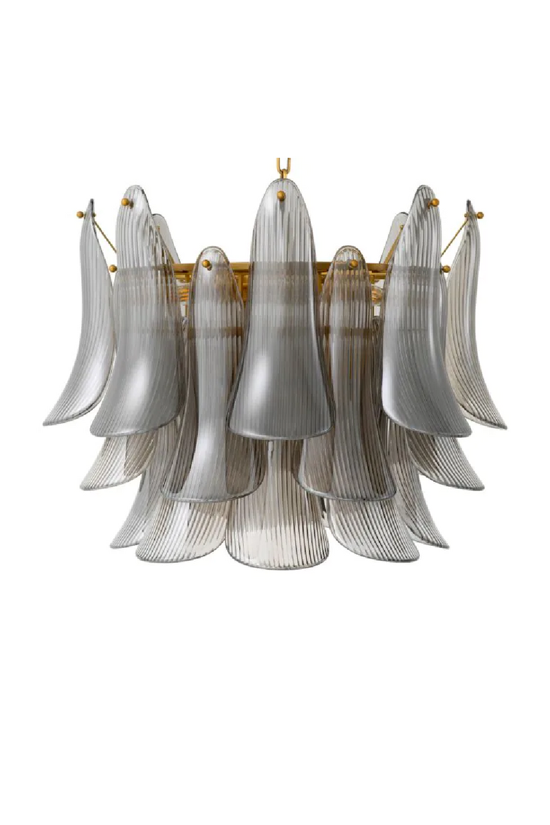 Glass Leaves Chandelier | Met x Eichholtz Amun | Eichholtzmiami.com