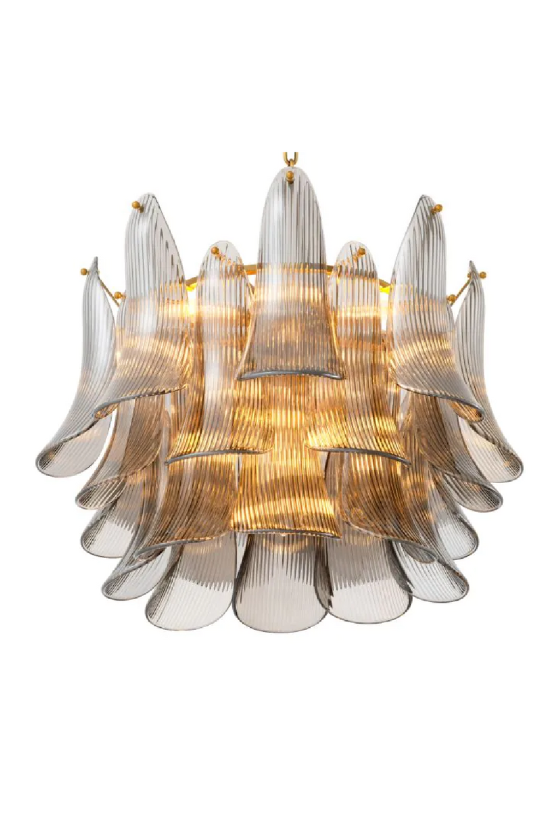 Glass Leaves Chandelier | Met x Eichholtz Amun | Eichholtzmiami.com