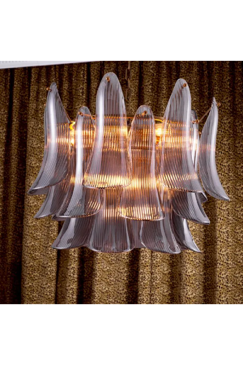 Glass Leaves Chandelier | Met x Eichholtz Amun | Eichholtzmiami.com