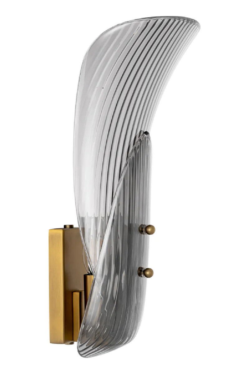 Fluted Glass Wall Lamp | Met x Eichholtz Amun  | Eichholtzmiami.com