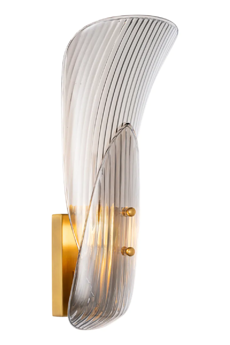 Fluted Glass Wall Lamp | Met x Eichholtz Amun  | Eichholtzmiami.com