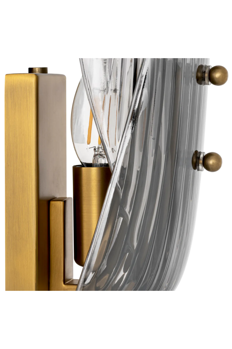 Fluted Glass Wall Lamp | Met x Eichholtz Amun  | Eichholtzmiami.com