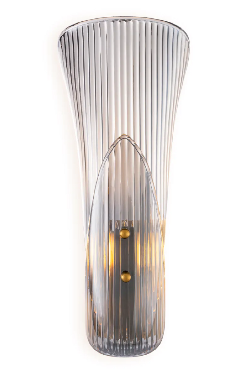 Fluted Glass Wall Lamp | Met x Eichholtz Amun  | Eichholtzmiami.com