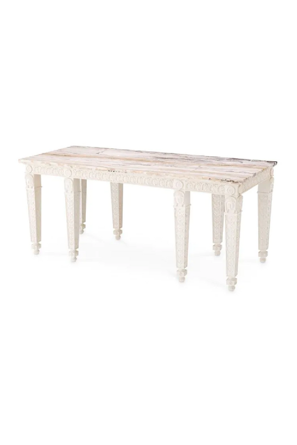 Antique White Marble Console Table | Met x Eichholtz Croome Court | Eichholtzmiami.com