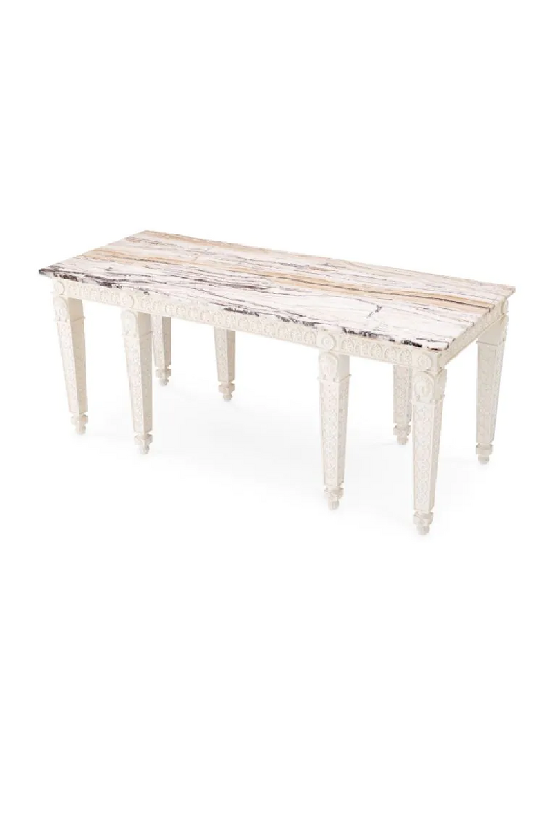 Antique White Marble Console Table | Met x Eichholtz Croome Court | Eichholtzmiami.com