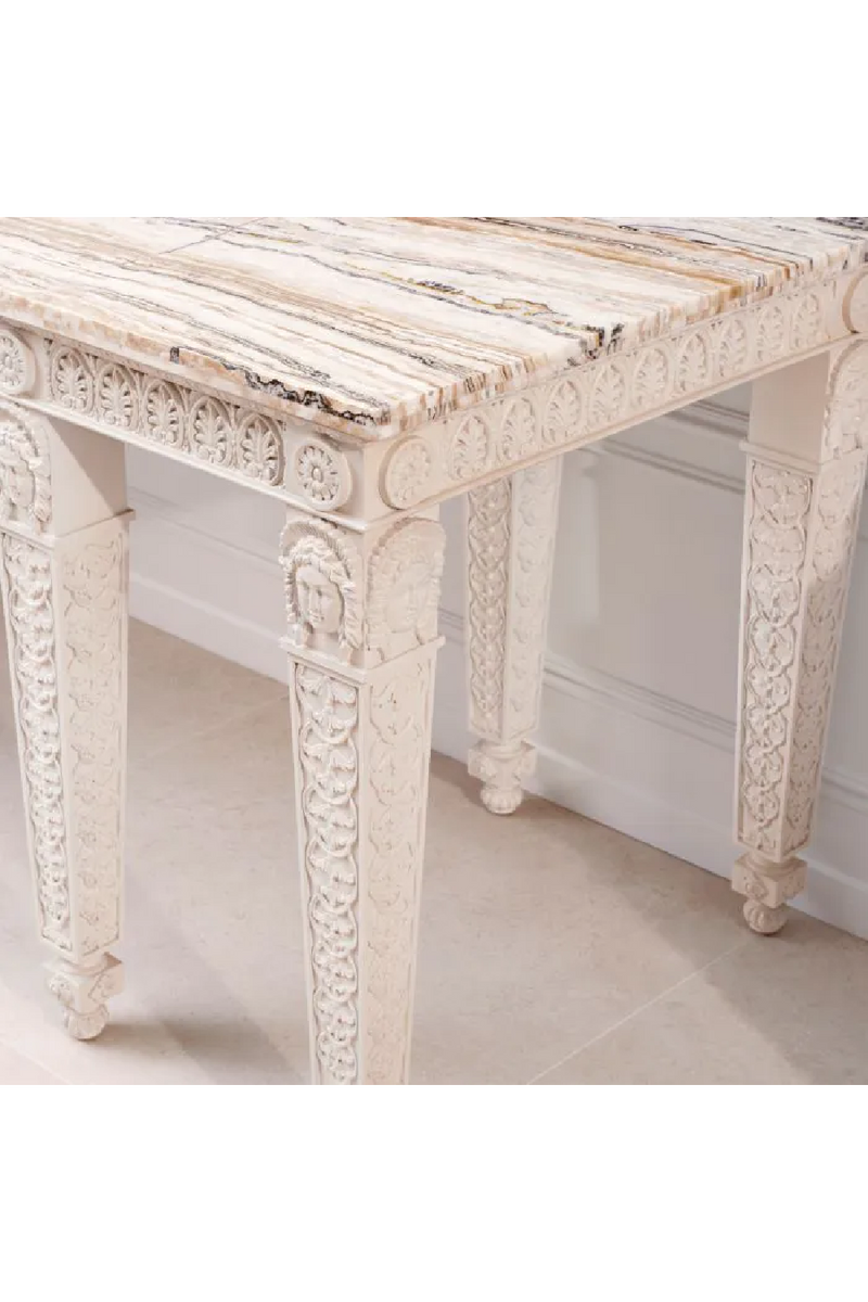 Antique White Marble Console Table | Met x Eichholtz Croome Court | Eichholtzmiami.com