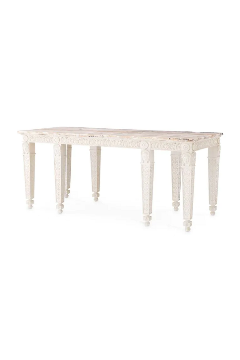 Antique White Marble Console Table | Met x Eichholtz Croome Court | Eichholtzmiami.com