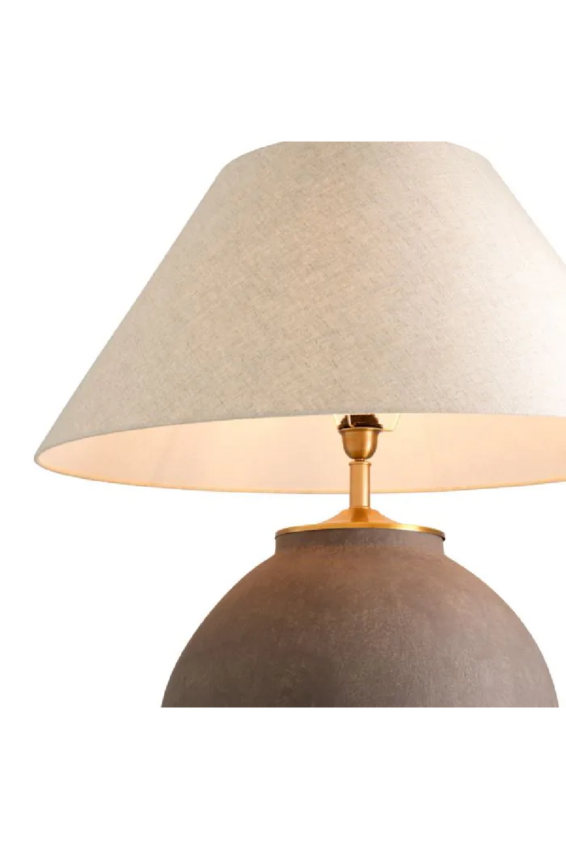 Taupe Table Lamp | Met x Eichholtz Moon Jar | Eichholtzmiami.com