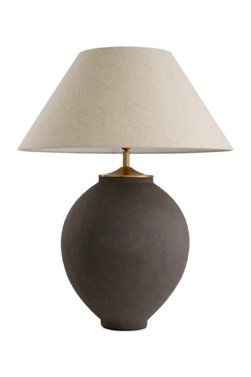 Taupe Table Lamp | Met x Eichholtz Moon Jar | Eichholtzmiami.com