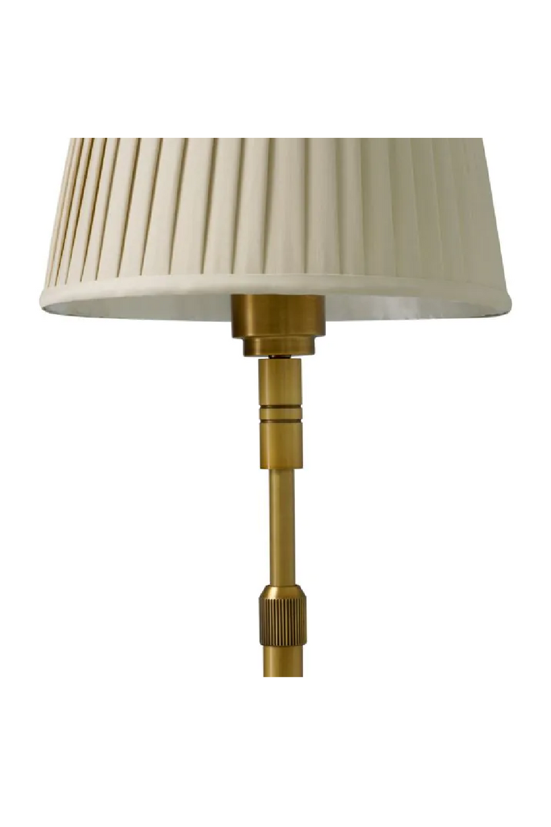 Beige Pleated Shade Floor Lamp | Met x Eichholtz Tryon | Eichholtzmiami.com