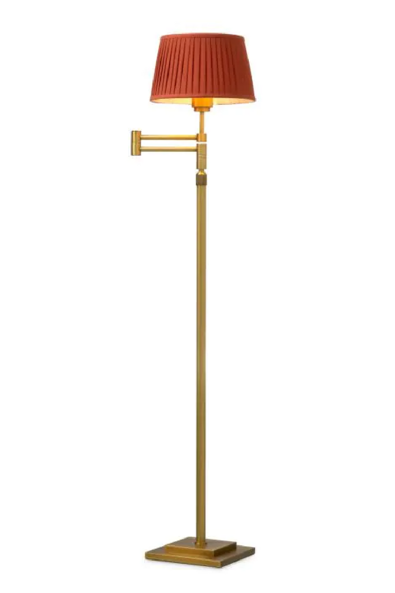 Orange Shade Adjustable Floor Lamp | Met x Eichholtz Corbin | Eichholtzmiami.com!