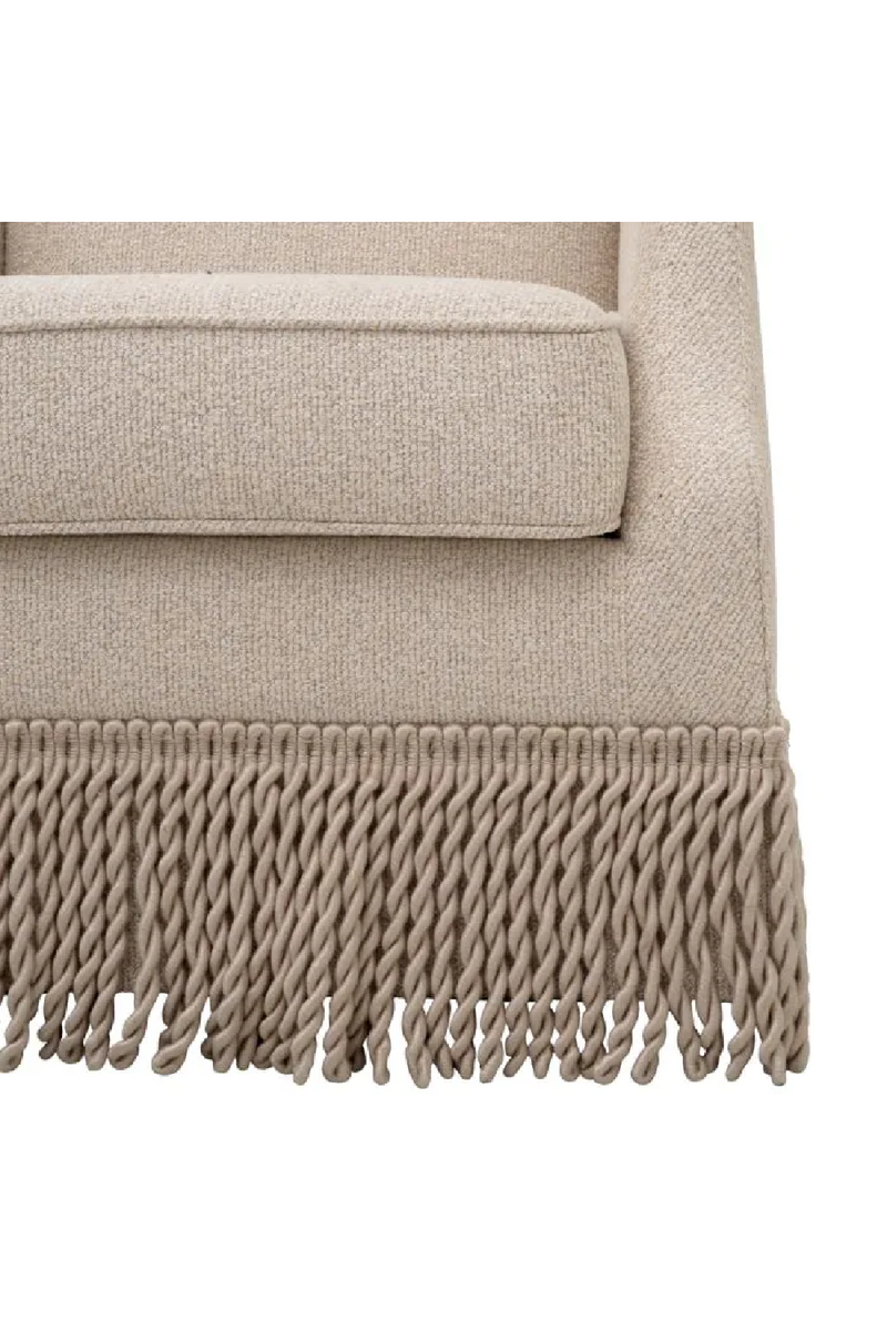 Beige Twisted Fringe Swivel Chair | Met x Eichholtz Madison | Eichholtzmiami.com