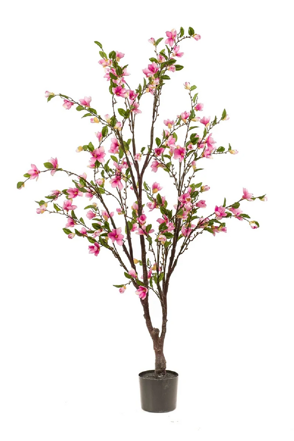 Faux Pink Flowering Trees (2) | Emerald Magnolia | Eichholtzmiami.com