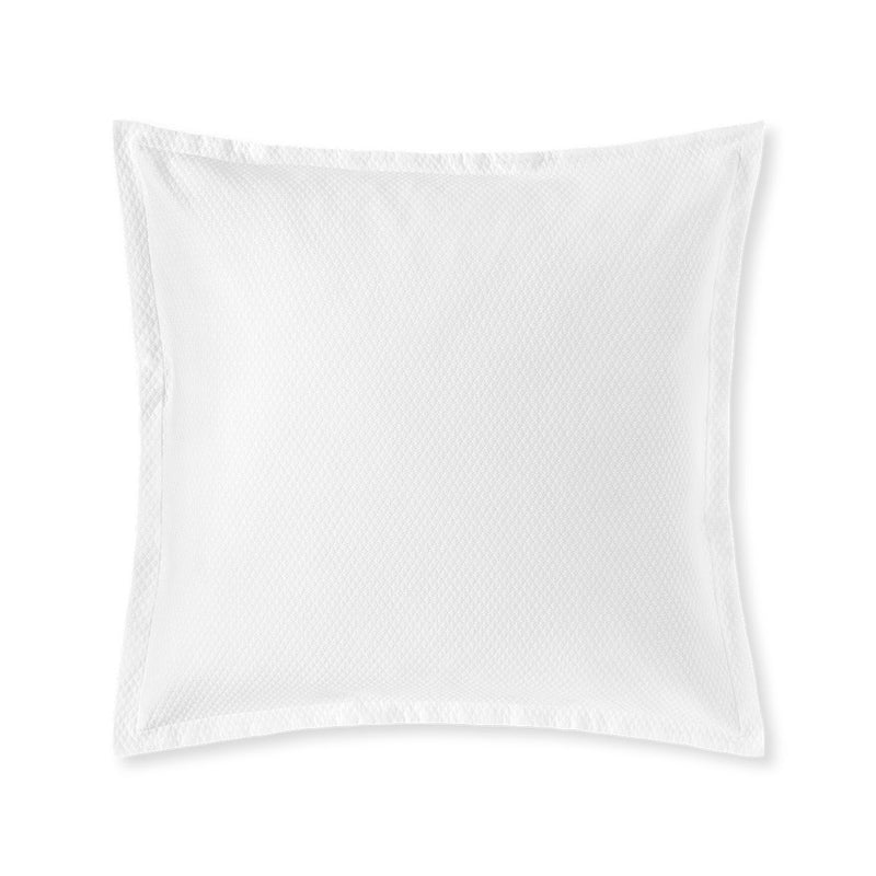 White Combed Cotton Euro Sham | Amalia Home Sintra | Eichholtzmiami.com