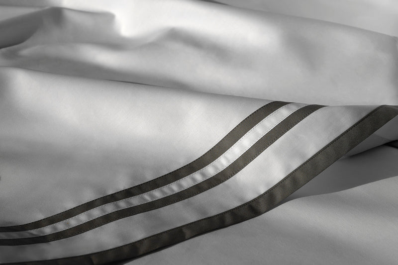 430TC Sateen Striped Flat Sheet | Amalia Home Sonata | Eichholtzmiami.com