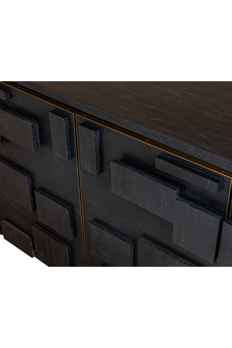 Black Ash Art Deco Sideboard | Liang & Eimil Brutalist | Oroatrade.com