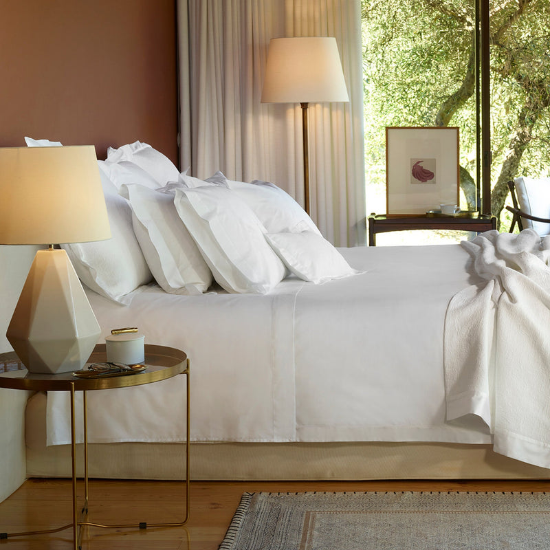 525TC White Percale Sham Set | Amalia Home Victoria | Eichholtzmiami.com