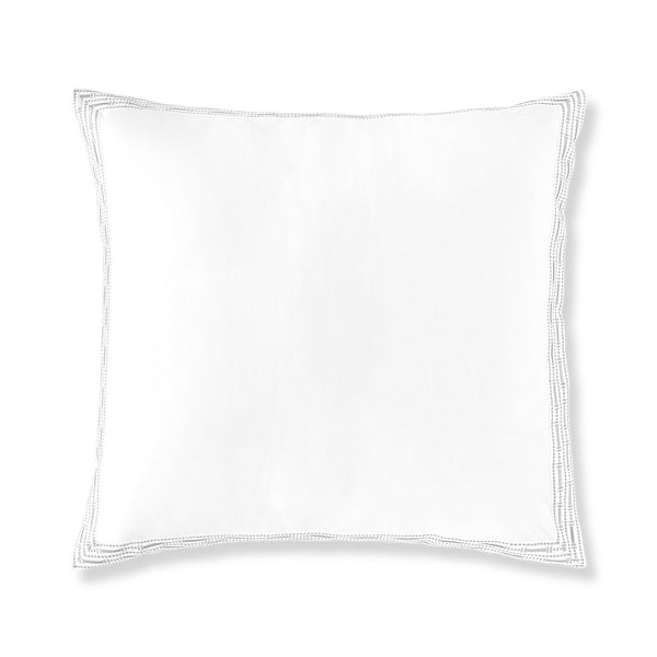 400TC Percale Embroidered Euro Sham | Amalia Home Memória | Eichholtzmiami.com