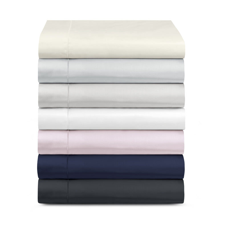 430TC Sateen Hemstitched Flat Sheet | Amalia Home Suave | Eichholtzmiami.com