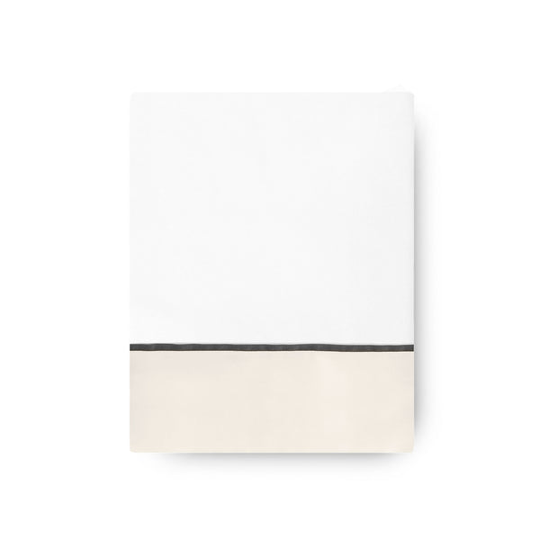 430TC Sateen Bordered Flat Sheet | Amalia Home Ovar | Eichholtzmiami.com