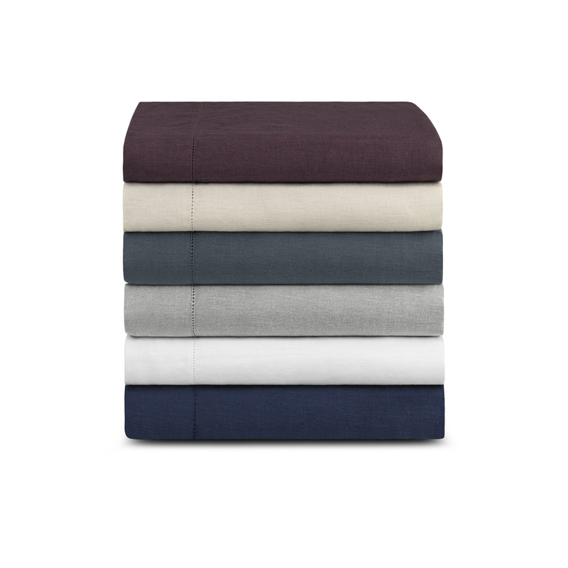 Stonewashed Linen Fitted Sheet | Amalia Home Maia | Eichholtzmiami.com