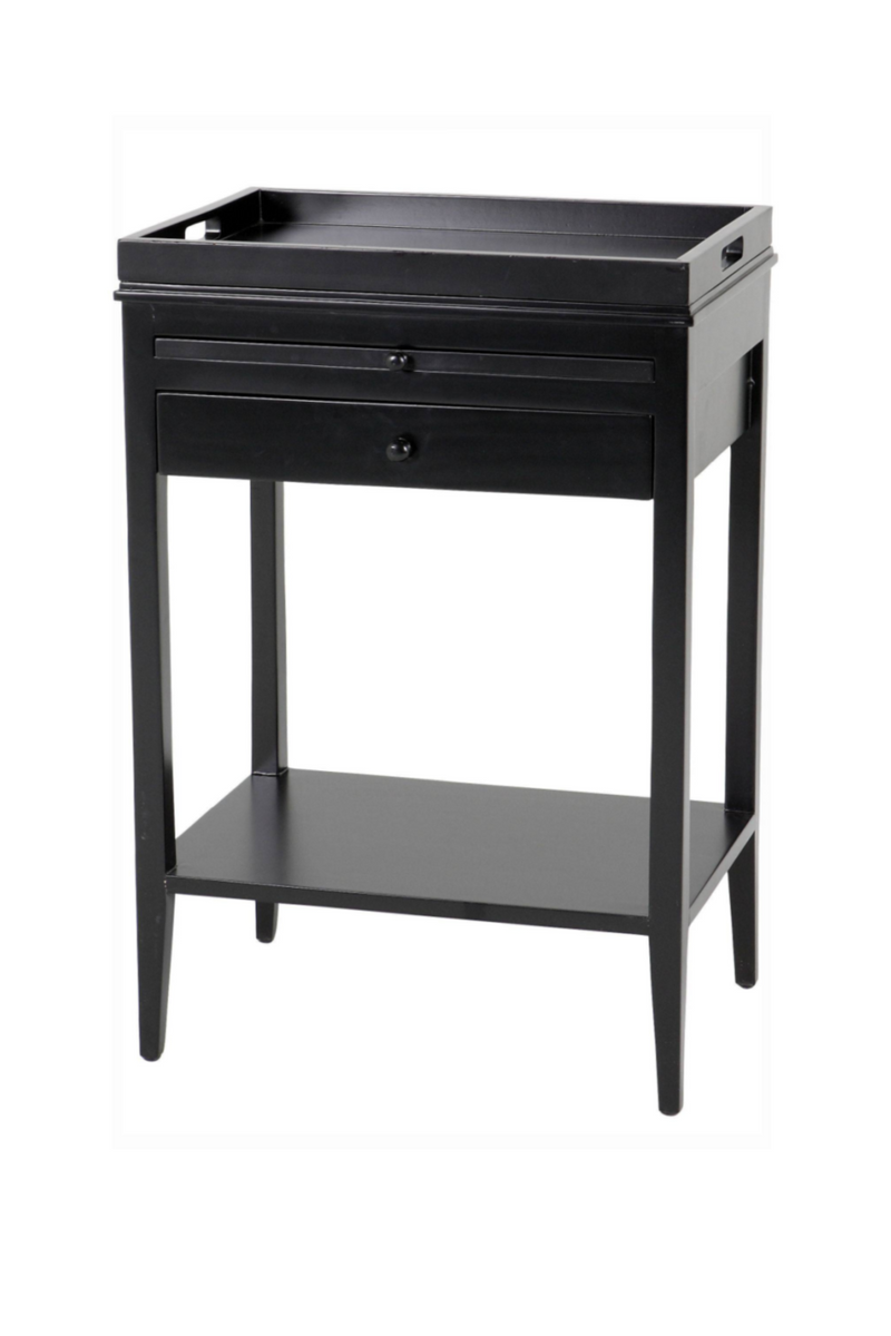 Black Side Table | Eichholtz Broomer | Eichholtz Miami