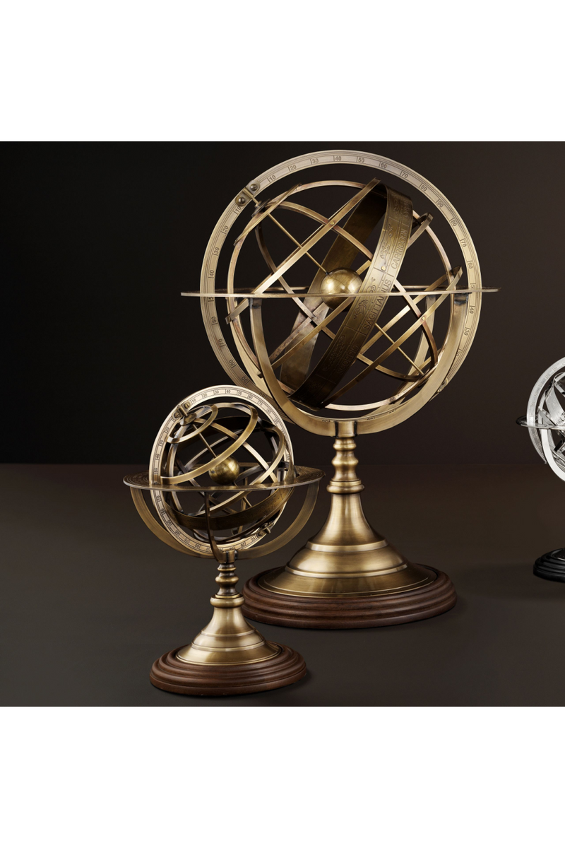Antique Brass Globe - S | Eichholtz | Eichholtz Miami