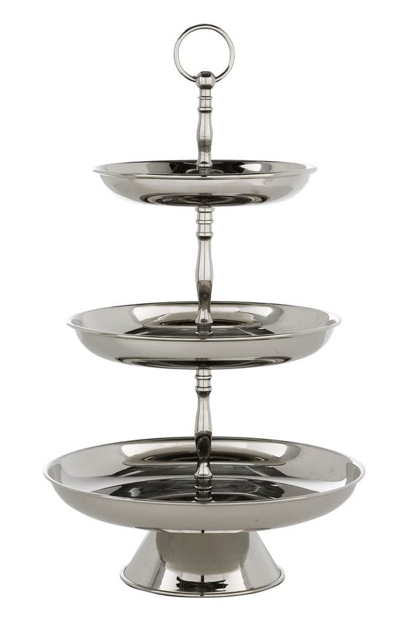 Silver Triple Cake Stand | Eichholtz Oriole | Eichholtz Miami