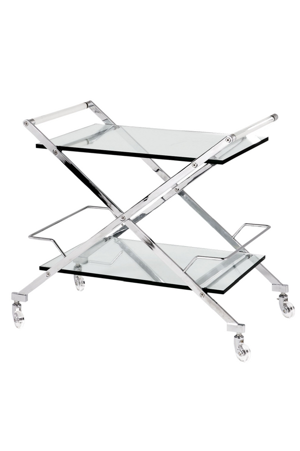 Glass Serving Bar Cart | Eichholtz Loft | Eichholtzmiami.com
