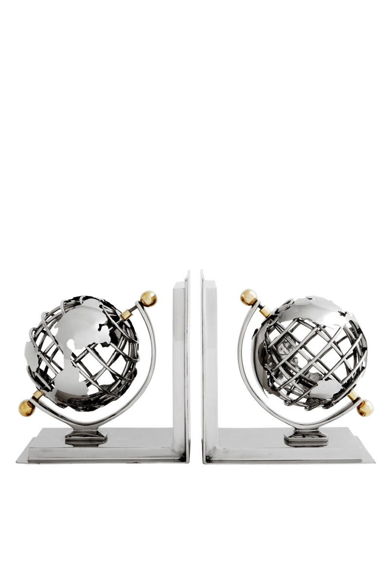 Globe Bookends set of 2 | Eichholtz | Eichholtz Miami