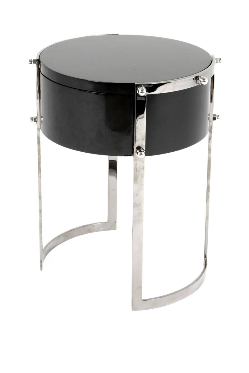 Black Round Side Table | Eichholtz Coco | Eichholtz Miami